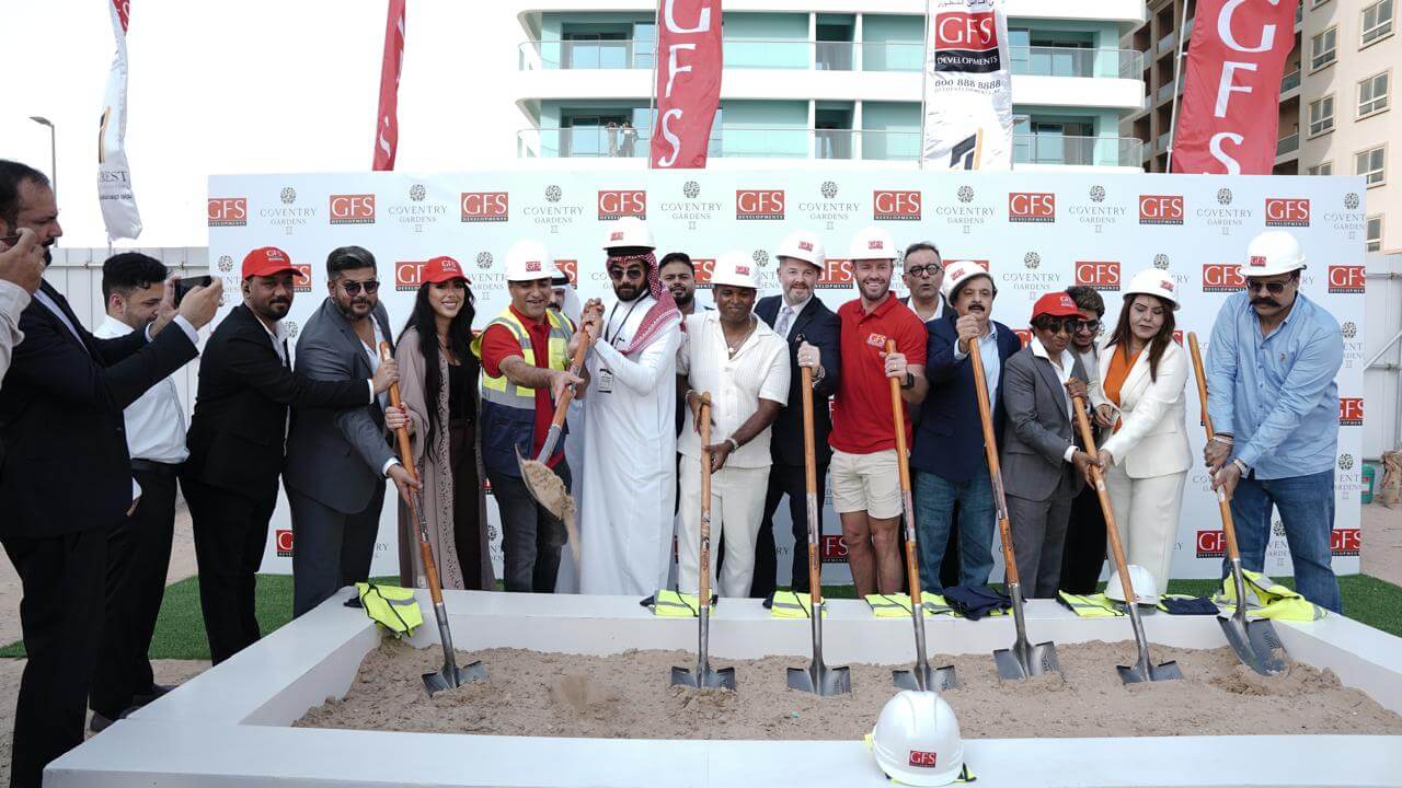 GFS Developments Breaks Ground on High-ROI Coventry Gardens II in DLRC with Mr. 360, AB de VilliersDubai GFS Developments Breaks Ground on High-ROI Coventry Gardens II in DLRC with Mr. 360, AB de VilliersDubai